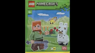 LEGO Instructions | Minecraft | 662308 | Alex, Baby Llama and Bee | Magazine Gift