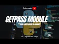 Python Tutorial GETPASS module