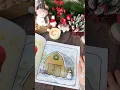 A cozy winter corner where the snow blankets everything softly and the snowman greets everyone