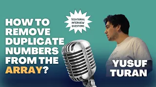 How to remove duplicate elements from the Array JAVA INTERVIEW CODING