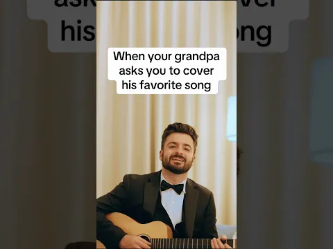 When your grandpa asks you to cover his favorite song #franksinatra #flymetothemoon #cover r