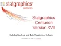 Webinar Introducing Statgraphics Centurion XVII