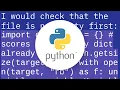 Why do I get Pickle - EOFError Ran out of input reading an empty file
