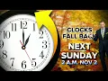 Fall Back next weekend How sunrise and sunset times are affected by clock change