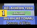 Download Lagu WETON LAHIR DAN PASARAN KELAHIRAN 1988#0101