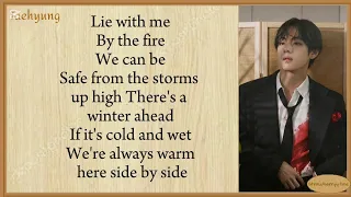 Taehyung Winter Ahead Ft Park Hyo Sain Easy Lyrics 