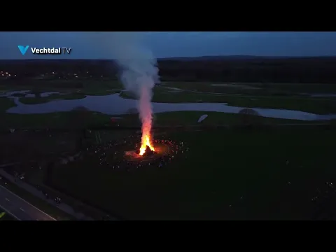 Dronebeelden Paasvuur Ommen