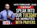 Lagu Tuesday 10th February,2026]Speak Into Early Morning Prayer | Spiritual Prayer -Apostle Joshua Selman