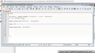PHP Tutorial 27 MySQL Creating A Table PHP For Beginners