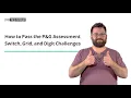 P G Assessment - Ace the Switch Grid and Digit Challenges