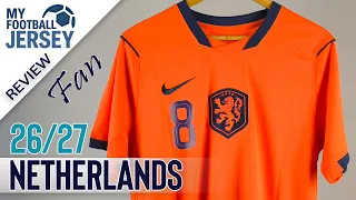 Netherlands Home Jersey KKFOO1 Fan Version Review