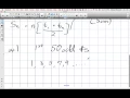 Sum of an Arithmetic Series Grade 11 University Lesson 5 4 3 1 15