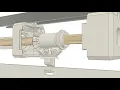 DIY vertical blind mechanism