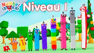 CRÉATION DE NUMBERBLOCKS De 1 à 10 NIVEAU 1 Apprendre à Compter Numberblocks En Français 