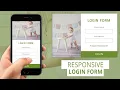 How to create the Responsive Login Form Using HTML and CSS