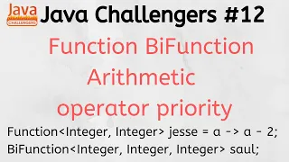 Java Challengers - Function BiFunction Arithmetic operator priority
