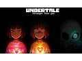 Download Lagu Undertale - Stronger than you - Frisk/Chara \u0026 Sans trio [Lyric video]