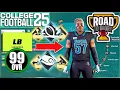 Best LB Abilities AND Builds COLLEGE FOOTBALL 25 ROAD TO GLORY BEST BUILD