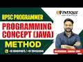 RPSC Programmer classes java methods