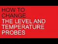LELIT Bianca PL162T How to change the level and temperature probes
