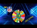 The NFL s Wheel of Discipline 2022 Edition