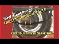 How to Install Trailer Leaf Spring U Bolts