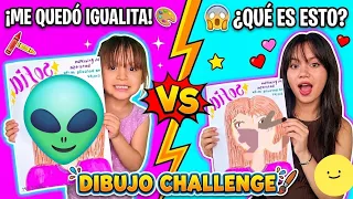 ​¡Dibujando a mi hermana mayor! 🎨 (¿Me quedó igualita?)🤭🤭