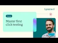First click testing - Lyssna