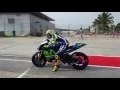 Valentino Rossi practice start, Sepang winter test 2016. Super SOUND!