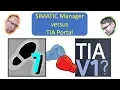 Lagu TIA Portal vs. SIMATIC Manager: Why do we have both?