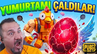 HIRSIZLARLA SAVAŞTIM! GİZEMLİ YUMURTAMI ÇALDILAR! PUBG MOBİLE BRAİNROT MODUNU OYNUYORUZ