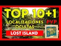 Las MEJORES localizaciones OCULTAS y sitios escondidos para CONSTRUIR BASE I LOST ISLAND - PVP 2022