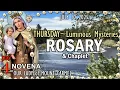 Download Lagu THURSDAY Rosary Today \u0026 Chaplet 🌹LUMINOUS Mysteries of the Rosary, DAY-4 CARMEL Novena JULY 10, 2025