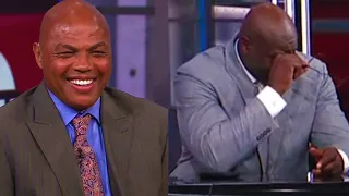 Charles Barkley Brings Shaq To Tears By MOCKING Kendrick Perkins Racist MVP Claim Inside The NBA 