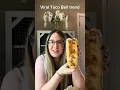My Taco Bell order trend