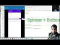 Spinner Button Functionality In Android Studio Hindi Tutorial How to Make Spinner In Android