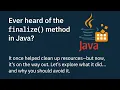 The Undying finalize Method in Java