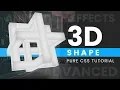 Pure CSS 3D Shape CSS Animation Effects