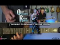 Download Lagu Ozzy Osbourne - Goodbye To Romance Guitar Lesson (Randy Rhoads)