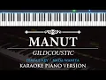 Download Lagu Manut - Gildcoustic ( KARAOKE PIANO - FEMALE KEY  )