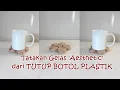 Lagu DIY Tatakan Gelas Aesthetic dari TUTUP BOTOL PLASTIK BEKAS