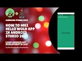 How To Make Hello World App in Android Studio 2021 Beginners Guide