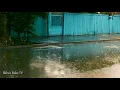 Rainy Atmosphere - Rainstormy Day -  Rain and thunder in the street