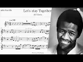 Download Lagu Let' s StayTogether (Al Green) Alto Sax Eb Sheet Music