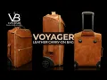 Voyager Leather Carry on Bag with Wheels by Von Baer Overview