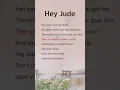 Download Lagu Hey Jude | The Beatles #lyrics #music #pop #song🌱
