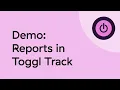 Reports Demo Popular reporting features in Toggl Track