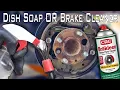 Don t clean drum brake until you watch this How to remove debris from brakes with CRC Brake cleaner
