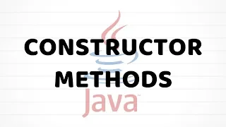 Java For Beginners - Using A Constructor Method