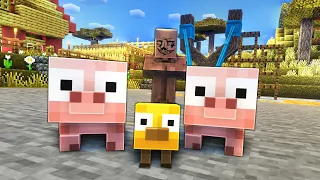 Minecraft Baby Mobs in Village Be Like...